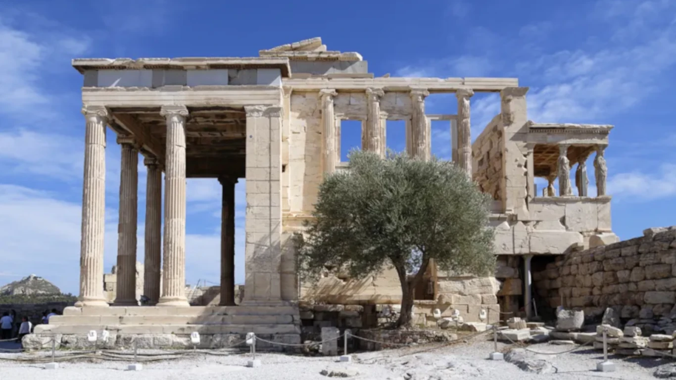 Erechtheion in Acropolis of Athens