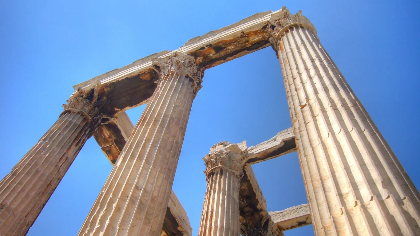 temple of olympian zeus athens